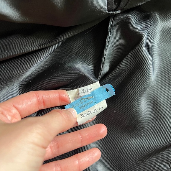 Vintage Emporio Armani Long Wool Trench Overcoat Made in Italy Womens 44 / L/XL - Picture 10 of 16